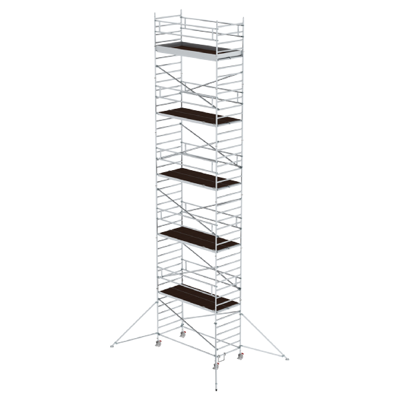 Échafaudage mobile MUNK à double plate-forme 3,00x1,80m plate-forme 13,35m AH-Leer más