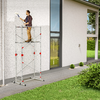 Multifunktionsgerüst aus Aluminium-Beschreibung lesen