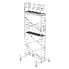 MUNK Rollgerüst mit Fahrbalken 0,75x2,45m Plattform 7,45m AH