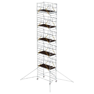 MUNK Rollgerüst SG mit Doppelplattform 1,35x2,45m und Ausleger 12,35m AH-Beschreibung lesen