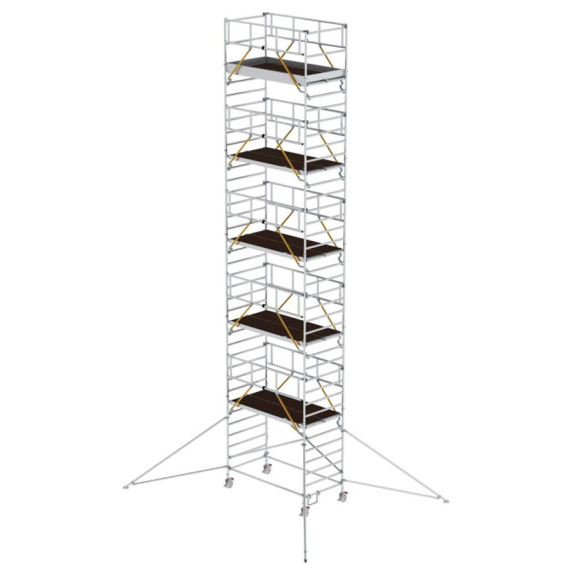 MUNK Rollgerüst SG mit Doppelplattform 1,35x2,45m und Ausleger 12,35m AH-Beschreibung lesen