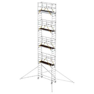 MUNK Rollgerüst SG mit Ausleger 0,75x2,45m Plattform 11,51m AH-Beschreibung lesen