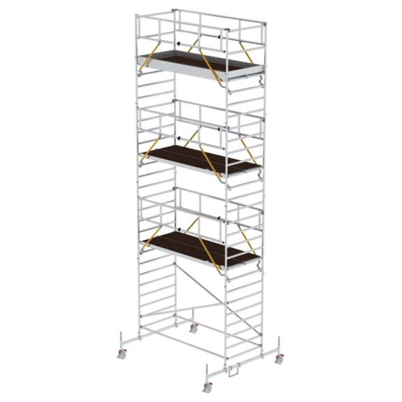 MUNK Rollgerüst SG mit Doppelplattform 1,35x3,00m Plattform 9,74m AH MUNK Rollgerüst SG mit Doppelplattform 1,35x3,00m Plattform 9,74m AH-Beschreibung lesen
