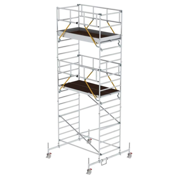 MUNK Rollgerüst SG mit Doppelplattform 1,35x2,45m Plattform 7,78m AH MUNK Rollgerüst SG mit Doppelplattform 1,35x2,45m Plattform 7,78m AH-Beschreibung lesen