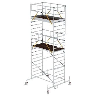 MUNK Rollgerüst SG mit Doppelplattform 1,35x2,45m Plattform 7,78m AH-Beschreibung lesen