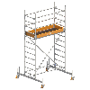 Layher Rollgerüst Uni Leicht Standard-Aufbau 4,26m AH Layher Rollgerüst Uni Leicht Standard-Aufbau 4,26m AH