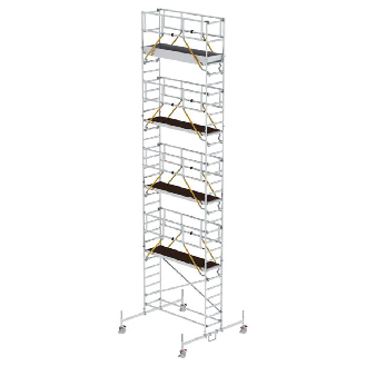 MUNK Rollgerüst SG 0,75x2,45m Plattform 10,58m AH-Beschreibung lesen