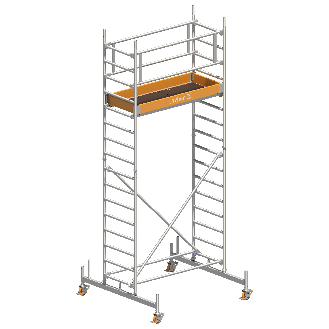 Layher Rollgerüst Uni LeichtStandard-Aufbau  5,26m AH-Beschreibung lesen