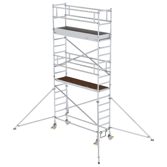 MUNK Aluminium-Rollgerüst mit Ausleger 2,45x0,75m Plattform 6,47m AH MUNK Aluminium-Rollgerüst mit Ausleger 2,45x0,75m Plattform 6,47m AH-Beschreibung lesen