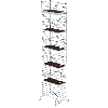MUNK Rollgerüst mit Doppelplattform 1,35x2,45m Plattform, 12,35m AH