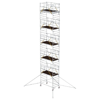 MUNK Rollgerüst SG mit Doppelplattform 1,35x2,45m und Ausleger 13,47m AH-Beschreibung lesen
