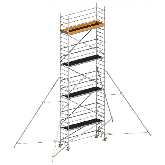 Layher Rollgerüst Uni Standard P2 mit Gerüststützen 5m, 9,20m AH Layher Rollgerüst Uni Standard P2 mit Gerüststützen 5m, 9,20m AH-Beschreibung lesen