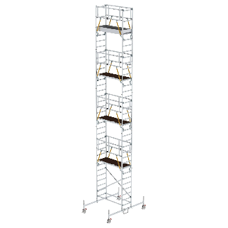 MUNK Rollgerüst SG 0,75x1,80m Plattform 11,70m AH-Beschreibung lesen