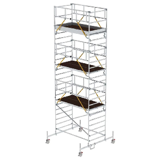 MUNK Rollgerüst SG mit Doppelplattform 1,35x2,45m Plattform 8,62m AH-Beschreibung lesen