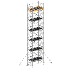 Layher Rollgerüst Uni Breit P2 mit Gerüststützenlänge 2,60m, 13,20m AH Layher Rollgerüst Uni Breit P2 mit Gerüststützenlänge 2,60m, 13,20m AH