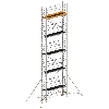 Layher Rollgerüst Uni Standard P2 mit Gerüststützen 11,20m AH Layher Rollgerüst Uni Standard P2 mit Gerüststützen 11,20m AH