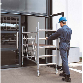Zarges Kleingerüst CompactMaster 1T 2,95m AH (DIN EN 1004:2004)-Beschreibung lesen