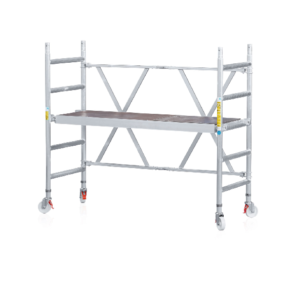 ZARGES Compactmaster 1T - Échafaudage pliable LM, hauteur de travail 2,95 m-Leggi tutto