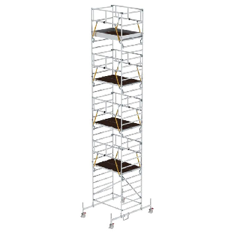 MUNK Rollgerüst SG mit Doppelplattform 1,35x1,80m Plattform 10,58m AH-Beschreibung lesen