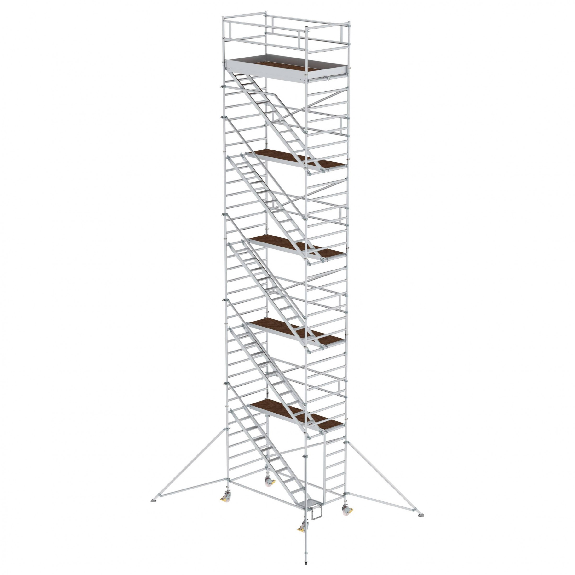 Roll Framework avec une plate-forme inclinée des étapes de 1,35x2,45 m, 12,35m ah-Leer más
