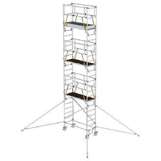 MUNK Rollgerüst SG mit Ausleger 0,75x1,80m Plattform 8,43m AH-Beschreibung lesen