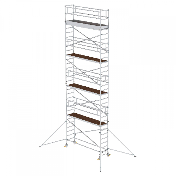 Échafaudage à rouleaux en aluminium avec un interprète 3,00x0.75m plate-forme 10.39m Ah-Leer más