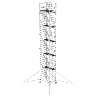 MUNK Rollgerüst SG mit Schrägaufstiegen 1,35x1,80m und Ausleger 12,35m AH-Beschreibung lesen