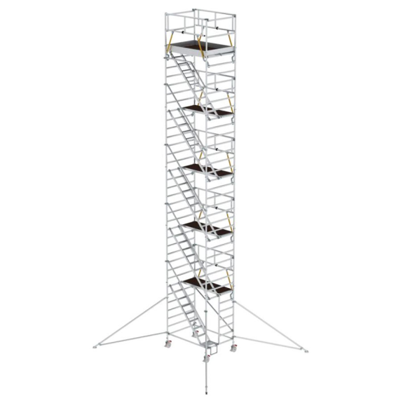 Roll Frame SG avec étapes inclinées 1,35x1,80 m et boom 12,35m Ah-Leer más