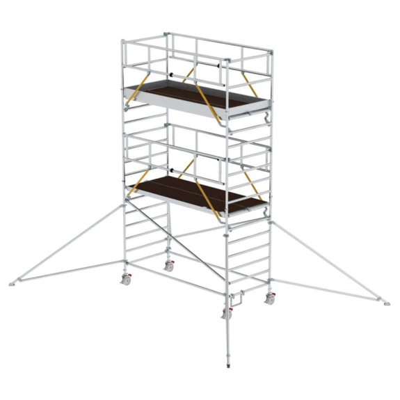 MUNK Rollgerüst SG mit Doppelplattform 1,35x3,00m und Ausleger 6,47m AH MUNK Rollgerüst SG mit Doppelplattform 1,35x3,00m und Ausleger 6,47m AH-Beschreibung lesen