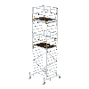 MUNK Rollgerüst SG mit Doppelplattform 1,35x1,80m Plattform 7,78m AH