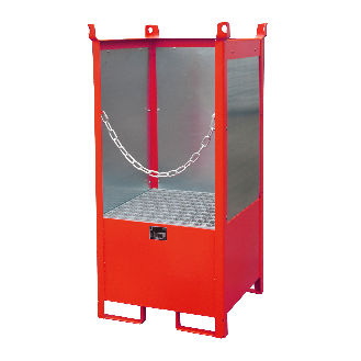 Bauer Fass-Stapelpalette FSP-1 G, lackiert, Feuerrot-Beschreibung lesen
