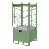 Bauer Fass-Stapelpalette FSP-1 D, Drahtgitterwände, Resedagrün Bauer Fass-Stapelpalette FSP-1 D, Drahtgitterwände, Resedagrün