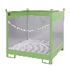 Bauer Fass-Stapelpalette FSP-4 G, lackiert, Resedagrün Bauer Fass-Stapelpalette FSP-4 G, lackiert, Resedagrün