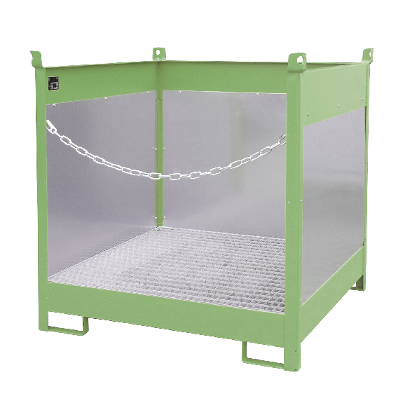 Bauer Fass-Stapelpalette FSP-4 G, lackiert, Resedagrün Bauer Fass-Stapelpalette FSP-4 G, lackiert, Resedagrün-Beschreibung lesen