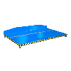 Bauer Restgitter-Palette RGP-1, lackiert, Lichtblau Bauer Restgitter-Palette RGP-1, lackiert, Lichtblau