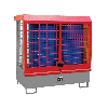 Bauer Gefahrstoff-Depot GD-C für Innenbereich mit Spritzschutzwand und Haube, Mausgrau Bauer Gefahrstoff-Depot GD-C für Innenbereich mit Spritzschutzwand und Haube, Mausgrau