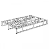 Kongamek Stahlpalette 1200x800x153mm mit Gitter und 1000kg Tragkraft