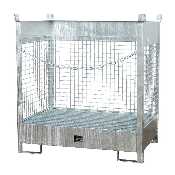 Bauer Fass-Stapelpalette FSP-2 D, Drahtgitterwände, feuerverzinkt Bauer Fass-Stapelpalette FSP-2 D, Drahtgitterwände, feuerverzinkt-Beschreibung lesen