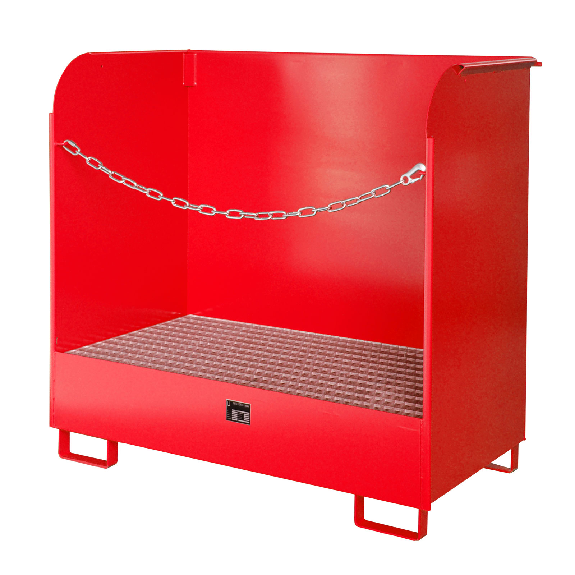Bauer Gefahrstoff-Depot GD-A für Innenbereich mit Spritzschutzwand, Feuerrot Bauer Gefahrstoff-Depot GD-A für Innenbereich mit Spritzschutzwand, Feuerrot-Beschreibung lesen