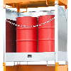 Bauer Fass-Stapelpalette FSP-2 G, feuerverzinkt