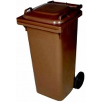 Cubo basura marrón 240 lts-Leer más