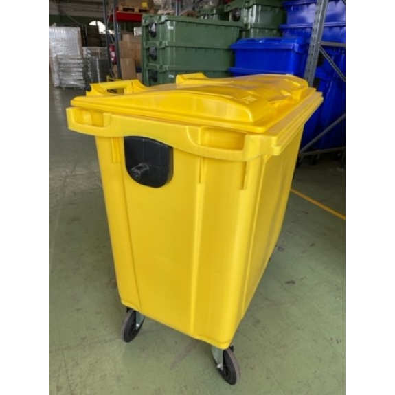 Contenedor basura amarillo 800 lts Contenedor basura amarillo 800 lts-Leer más
