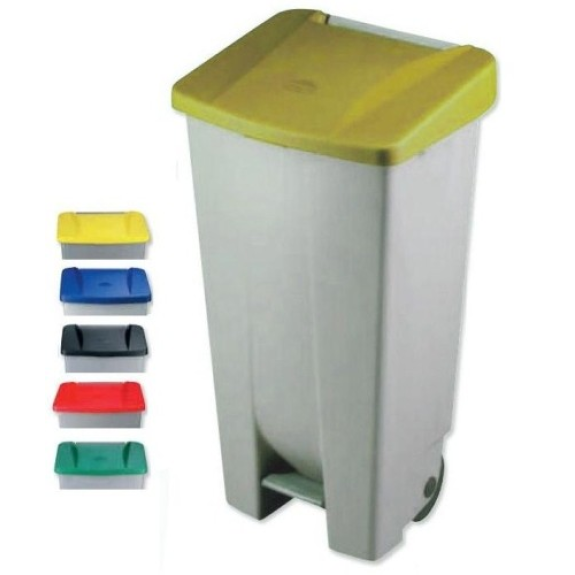 Cubo tapa amarilla 120 lts Cubo tapa amarilla 120 lts-Leer más