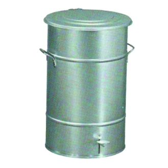 Cubo con pedal galvanizado de 70 Litros.-Leer más