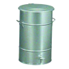 Cubo con pedal galvanizado de 70 Litros. Cubo con pedal galvanizado de 70 Litros.