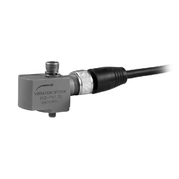 PCE Instruments Piezoelektrischer Vibrationssensor PCE-PVS 30 |Messbereich ± 12,7 mm/s |Frequenzbereich 3 ... 1500 Hz-Beschreibung lesen