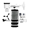 PCE Instruments Wetterstation PCE-FWS 20N-2 |3 Displays |Innentemperatur in Celsius oder Fahrenheit |Innenluftfeuchte