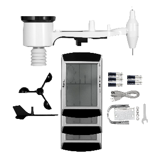 PCE Instruments Wetterstation PCE-FWS 20N-2 |3 Displays |Innentemperatur in Celsius oder Fahrenheit |Innenluftfeuchte-Beschreibung lesen