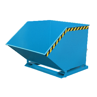Volquete de 1000 litros LxAnxAlt 1420 x 1110 x 975 mm RAL 5012 azul claro-Leer más