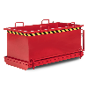 RR Industrietechnik Klappbodenbehälter Typ RKB 1810x1010x845mm 1000dm³ RAL 3000 Feuerrot